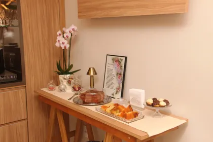 Sala de espera da Clínica Renascer